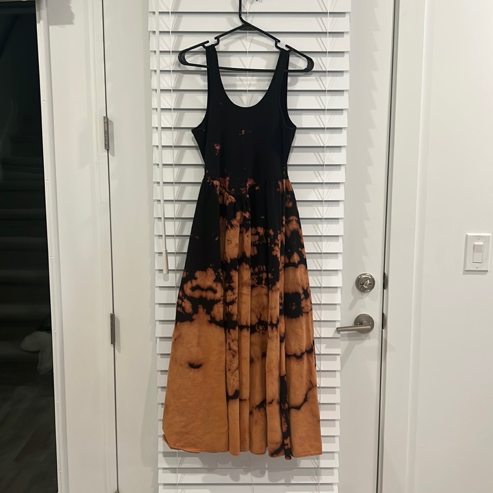 Free People bleach/tie dye dress